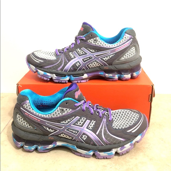 asics gel kayano 18 kids purple